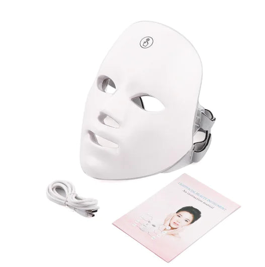 7-Color LED Facial Mask for Skin Care (Single Unit)
